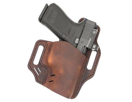 Versacarry Guardian Browning 1911 OWB Holster RH Leather SZ 04, Brown