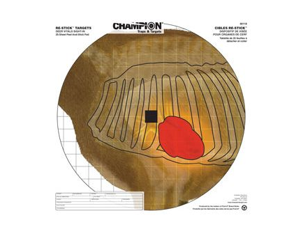 Champion Re-Stick Deer Vitals Sight In Target (16x16) 46118