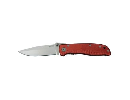 Sarge Knives Red Diamond Folding Knife Drop Point, Red