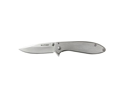 Sarge Knives Hawk Folding Knife Clip Point, Chrome