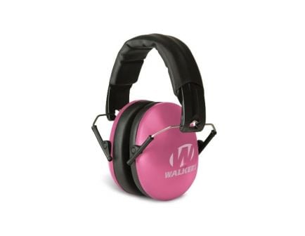 Walkers Game Ear 23 dB Over the Head Folding Muff, Pink - GWPYWFM2PNK