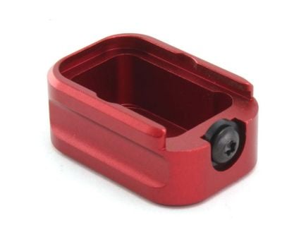 Warne Glock 19/23 9mm/40 S&W +3/2 Magazine Extension, Red