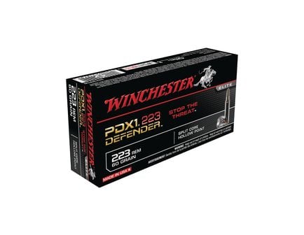Winchester 223 60gr PDX1 Defender Ammunition - S223RPDB