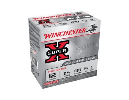 Winchester 12ga 2.75" #5 Super-X High Brass Game Load 25rds - X125
