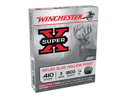 Winchester 410 3" 1/4oz Rifled Slug Super-X Ammunition 5 rds - X413RS5