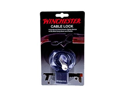 Winchester 15" Hardened Steel Cable Lock | Black