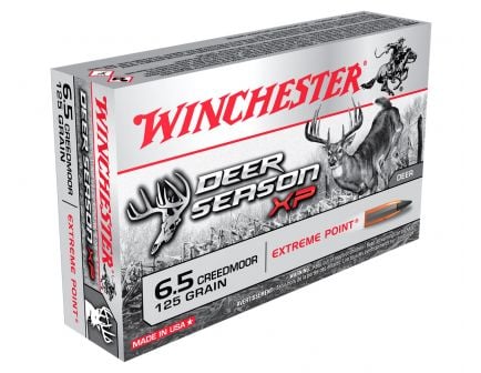 Winchester Deer Season 125 gr XP 6.5 Creedmoor Ammunition 20 Rounds