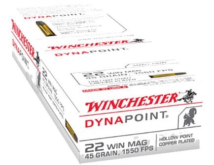 Winchester Dynapoint 45 Grain WMR Ammo, 50 rds - USA22M
