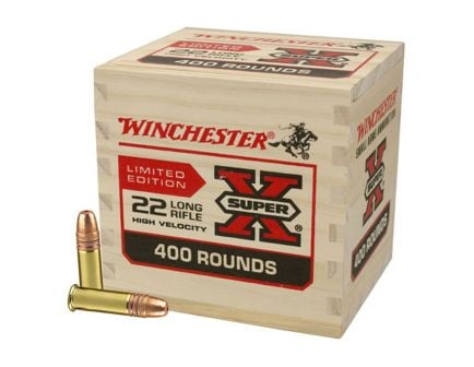 Winchester Super X 36 gr CPHP .22 LR Ammunition 400 Rounds