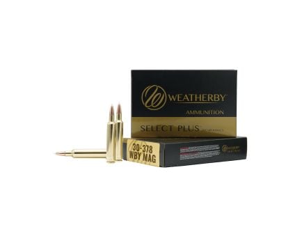 Weatherby Select Plus .30-378 Weatherby Magnum 180 gr PT 20rds