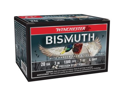 Winchester Ammunition Bismuth 20 Gauge 3" #4 1 Ounce 15rds