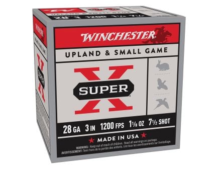 Winchester Ammunition Super-X 28 Gauge 3" #7.5 1-1/8 Ounce 25rds