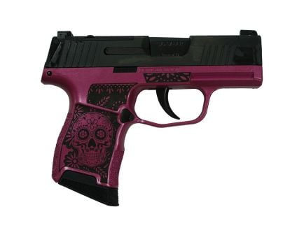 Sig Sauer P365 Optic-Ready Sugar Skull 9mm 3.10" 10rds, Medusa Pink