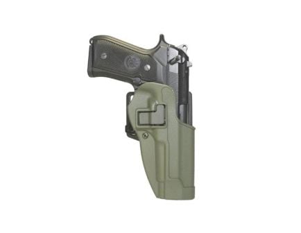 Blackhawk! SERPA CQC Beretta M9/92/96 OWB Holster RH Polymer, Foliage Green