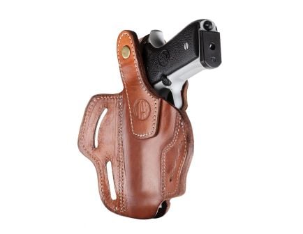 1791 Gunleather BHX Beretta 92/92FS/M9 OWB Holster RH Leather SZ 4, Classic Brown