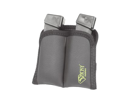 Sticky Holsters Dual Magazine Sleeve Pouch, Black/Gray