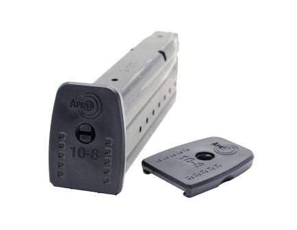Apex 10-8 Base Pad and Retainer Set Fits Smith & Wesson M&P, Black