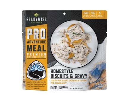ReadyWise Signature Edition Pro Adventure Meal Homestyle Biscuits and Gravy, 4.41 oz