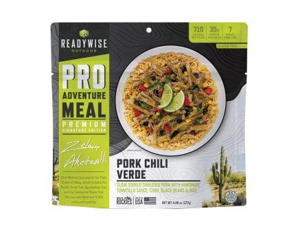 ReadyWise Signature Edition Pro Adventure Meal Traditional Pork Chili Verde, 4.48 oz