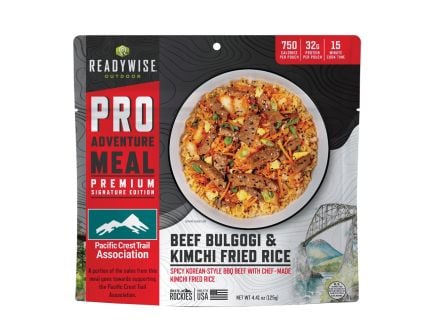 ReadyWise Signature Edition Pro Adventure Meal Beef Bulgogi and Kimchi Fried Rice, 4.41 oz