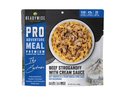 ReadyWise Signature Edition Pro Adventure Meal Beef Stroganoff w/Cream Sauce, 4.23 oz