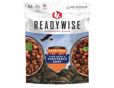 ReadyWise Basecamp Four Bean and Vegetable Soup, 5.2 oz Pack of 6