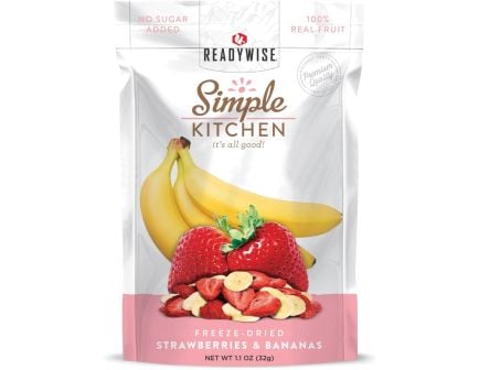 ReadyWise Simple Kitchen Freeze Dried Strawberry and Banana, 1.1 oz