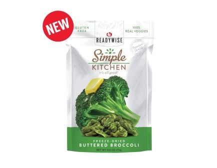 ReadyWise Simple Kitchen Buttered Broccoli, 0.6 oz