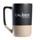 Caliber Coffee Mug 2-Tone, Black/Tan