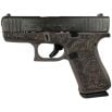 Glock G43X Custom Vortex Bronze Elephant Engraved Subcompact 9mm 3.41" 10rds, Bronze