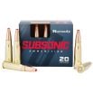 Hornady Subsonic 7.62x39mm Ammunition, 20 Rounds Sub-X 255Gr - 80787