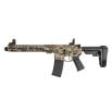 PSA Custom 10.5" Carbine-Length 5.56 Nato 1/7 Nitride 12" Slant MLOK Upper W/ 3.5lb Flatbow FCG & MBUS Sight Set, Dirty Multi