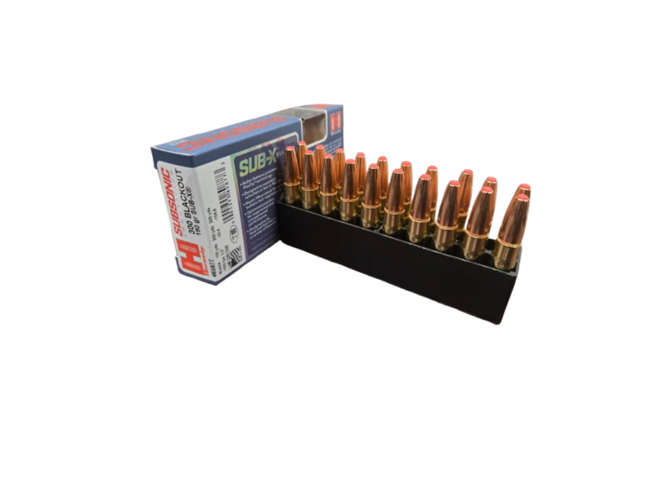 Hornady Subsonic 300 Blackout 190gr SUB-X 20rds Ammunition - 80877