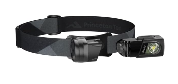 Princeton Tec Snap Solo Headlamp, Black - SNSOLO23-BK/DK
