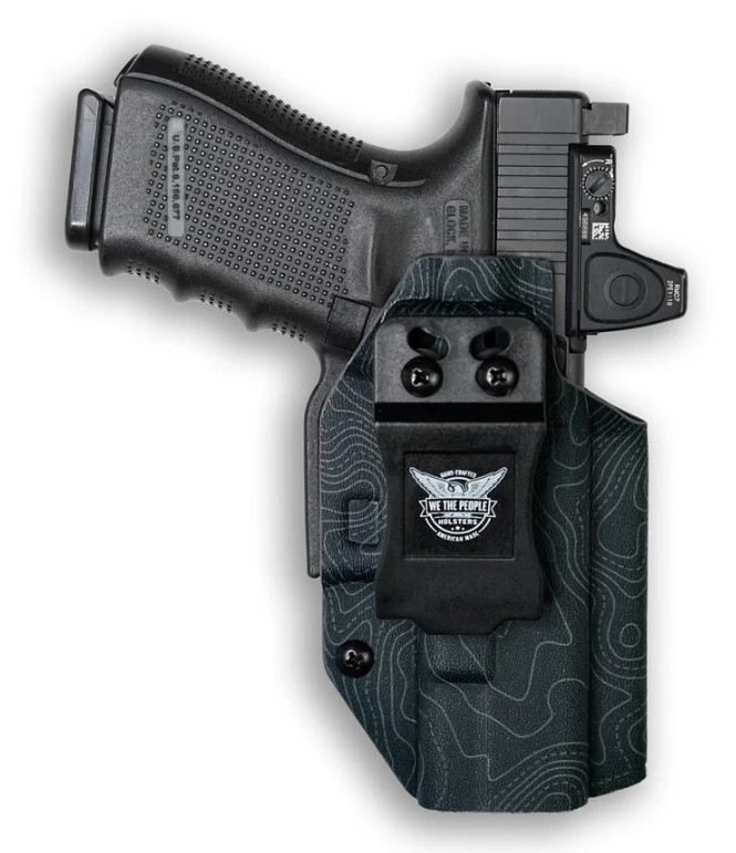 We The People Holsters Glock 19 / 19X / 45 / 23 (Gen1-4) / 32 / 44 (Red Dot Ready) Holsters, Topographic Gray