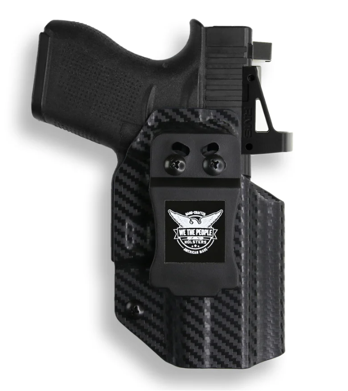 We The People Holsters Glock 43 / 43X (Red Dot Ready) Holsters, Carbon Fiber