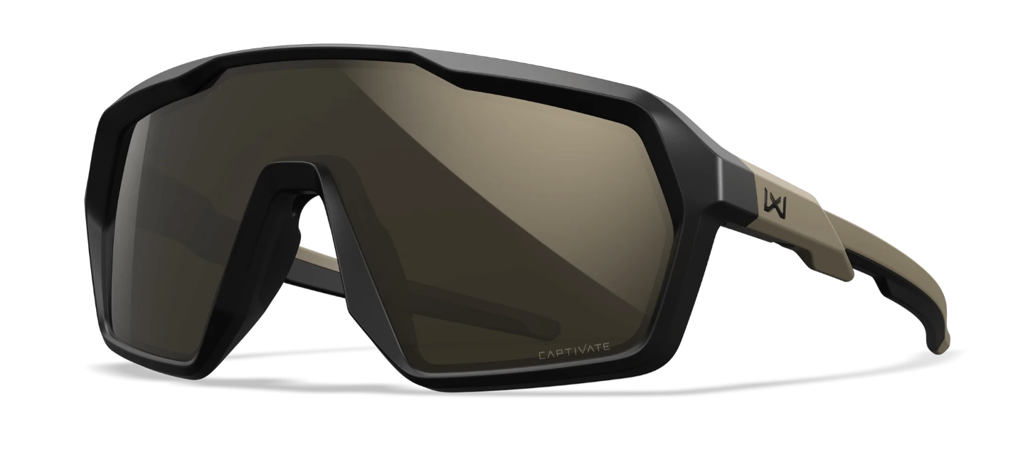 WILEY X Citadel Captivate - Matte Black/Tan - Tungsten Mirror