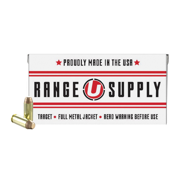 Underwood Range Supply Handgun Ammunition 10mm Auto 180 Grain FMJ 1250 fps 50/ct - No Credit Card Fees - Low, flat rate shipping