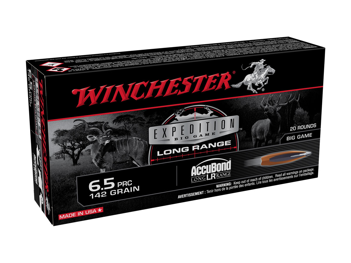 Winchester Expedition Big Game 142 gr Accubond 6.5 PRC Ammunition 20 Rounds - S65PLR