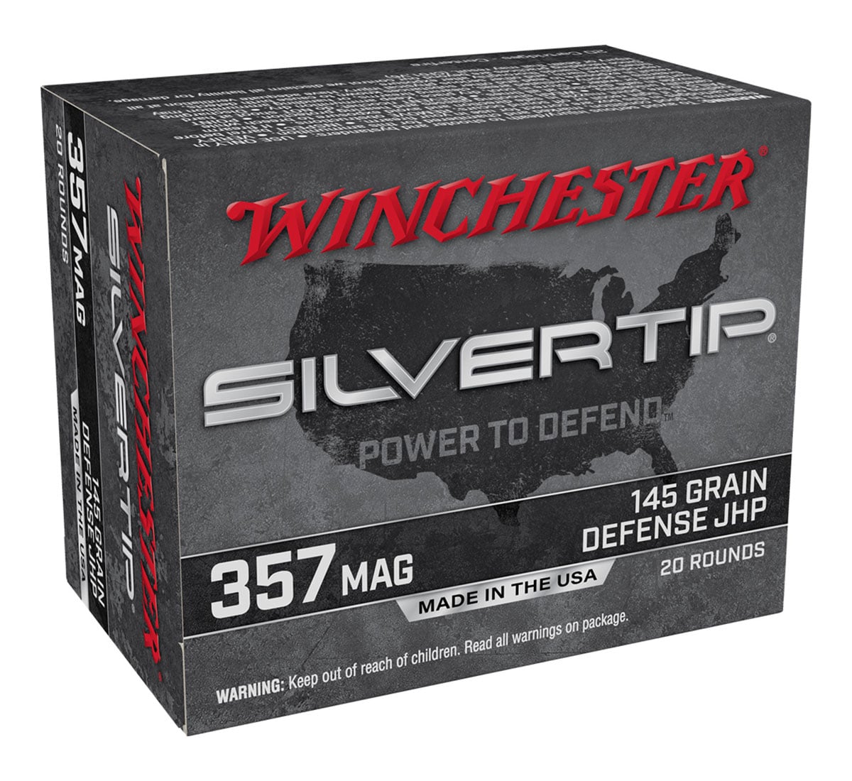 WIN SILVERTIP 357MAG 145GR HP 20/200 - No Credit Card Fees - Low, flat rate shipping