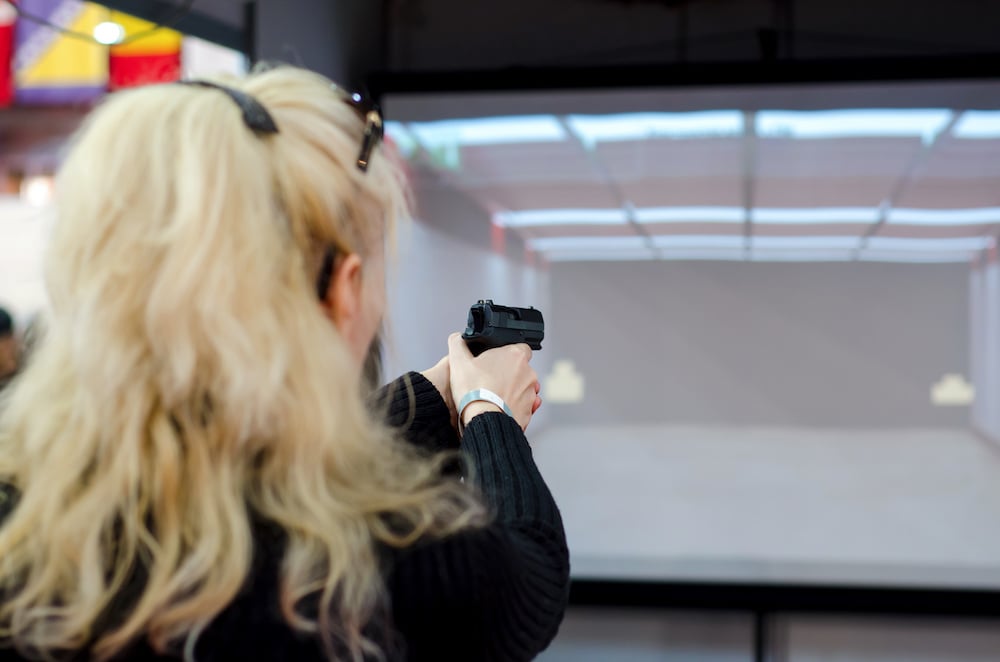 girl shooting